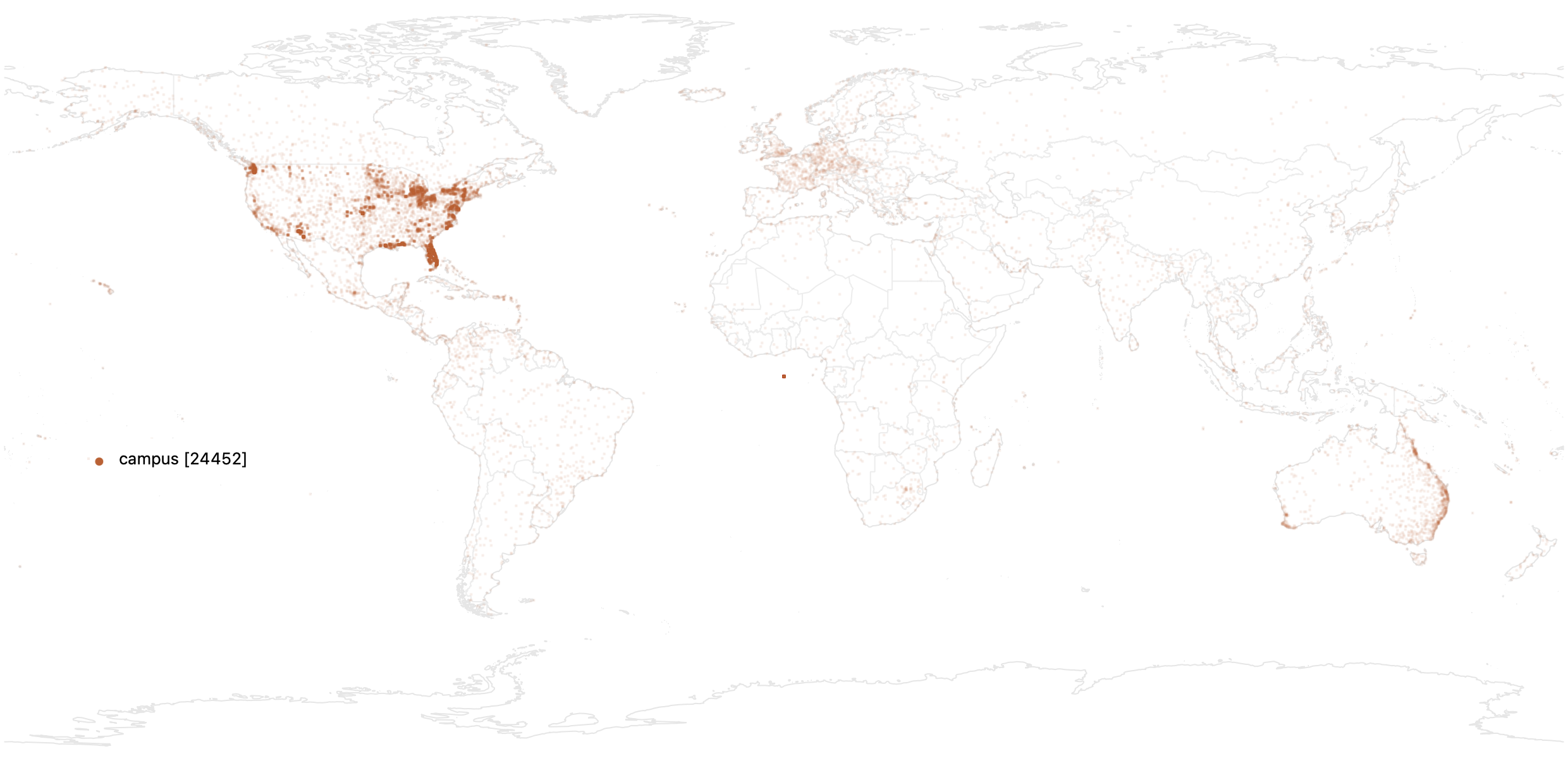 Who’s On First campus coverage map