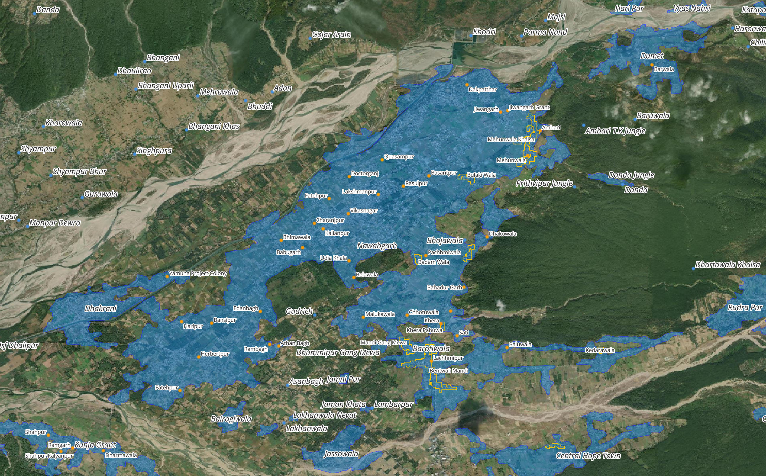 Locality coverage in Dehradun